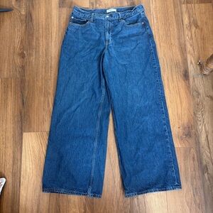 Abercrombie & Fitch Relaxed Fit Dark Blue Jeans